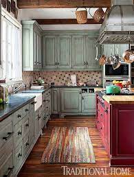 32 kitchen cabinets around refrigerator for more storage space. I Like This Kitchen Because It Looks Quite Simple But Small Decor Things Could Make It Look Really Cozy Rustic Kitchen Rustic Kitchen Cabinets Tuscan Kitchen