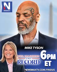 TODAY: Combat sports legend "Iron Mike" Tyson will join "The Record with  Greta Van Susteren" to discuss his mission to see the cannabis industry  grow through wider legalization and accurate classification. 6PM