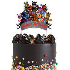 Five Nights At Freddy S Cake Topper Fnaf Happy Birthday Cake Toppers Theme Cake Decorations For Bday Theme Party 1 Count Buy Online In Cayman Islands At Cayman Desertcart Com Productid 154850913 Five nights at freddy's birthday cake idea. five nights at freddy s cake topper