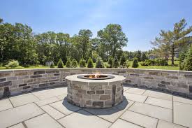 Several steps leading down to the fire pit will allow you to create a unique and distinct area that is perfectly. Outdoor Fireplace Or Fire Pit Pros Cons For Union County Nj