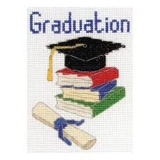 Graduation Cross Stitch Kit Amazon Co Uk Kitchen Home