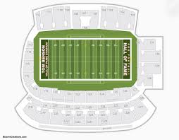 Tom Benson Hall Of Fame Stadium Seating Chart Seating Charts