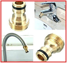 Whether your garden faucet is in an awkward spot or you just want to add a little extra length to your current hose, there's an extender for you. Garden Hose To Kitchen Faucet Adapter