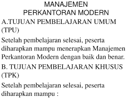 Ingin tahu tentang manajemen perkantoran? Manajemen Perkantoran Modern Ppt Download