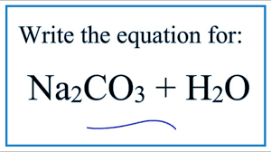 Sodium carbonate, na2co3·10h2o, (also known as washing soda, soda ash and soda crystals) is the inorganic compound with the formula na 2 co 3 and its various hydrates. Equation For Sodium Carbonate Dissolving In Water Na2co3 H2o Youtube