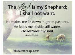 What is the meaning of pastures in psalm 23? Psalms 23 1 3 Words Of Encouragement The Lord Is My Shepherd I Shall Not Want Steemit
