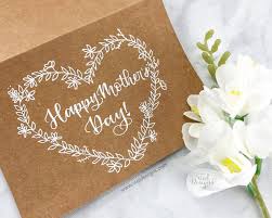 Diy embroidered mother's day card from how about orange. Beautiful And Easy Mother S Day Diy Card Vial Designs