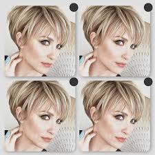 Short choppy pixie haircuts are leaders in trends, because they can give you a very fresh look. Amazon Com Creamily Short Pixie Cut Layered Wig With Bangs Synthetic Dark Roots Fluffy Full Replacement Hair For White Women Ash Blonde Lowlight With Root Stretch Beauty