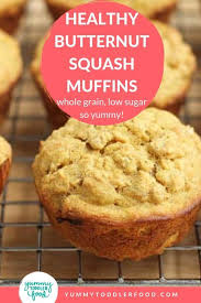 Butternut Squash Muffins Whole Grains Low Sugar Recipe In 2020 Butternut Squash Muffins Squash Muffins Healthy Butternut Squash