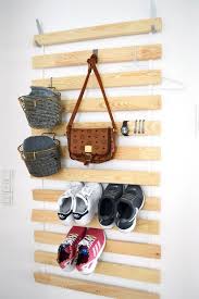 7 Genius Ikea Hacks That Will Double Your Closet Storage It Turns Out That The Slatted Boards From An Ikea Bed Are Th Ikea Bed Slats Ikea Bed Frames Ikea Bed