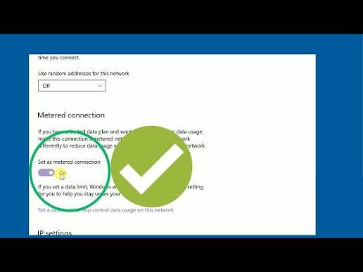 How To Turn On Metered Connection In Windows 10/11 - YouTube