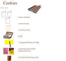 Recettes Cookies Maternelle Recette Cookies Illustree Recette Illustree Cookies Recette