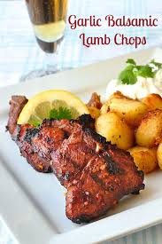 Garlic Balsamic Lamb Chops Using A Very Simple Marinade Before Grilling Recipe Lamb Chop Recipes Grilled Lamb Grilled Lamb Chops