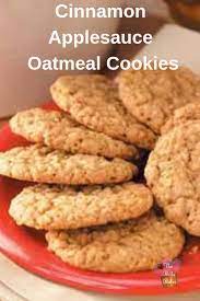 Cinnamon Applesauce Oatmeal Cookies Recipe Oatmeal Applesauce Cookies Recipe Using Applesauce Applesauce Cookies