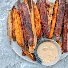 Best Anytime Sweet Potato Fries 375 Degrees Developed By Nutritionists Air Fryer Sweet Potato Fries Sweet Potato Fries Sweet Potato Fry Sauce
