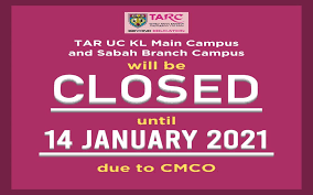 Tar uc and coventry university have established a strong academic and cultural relationship that. Bernama Tar Uc Campuses In Kl And Sabah Closed Until Jan 14