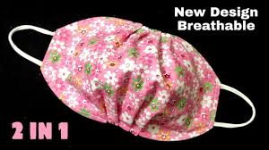 New Design Breathable The Mask Does Not Touch The Mouth And Nose Is Easy To Breathe Diy Mask Youtube In 2020 Sewing Tutorials Small Sewing Projects Mask