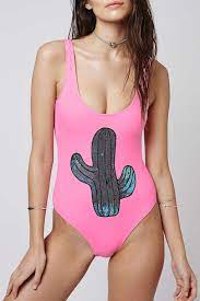 Shop one piece swimsuits at pacsun and enjoy free shipping on all swimwear! Sequin Cactus Swimsuit Bikini Devushki Kupalnik Bikini