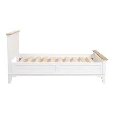 Chambre trio planète blanc lit évolutif commode armoire. Lit Enfant 90x190 En Pin Blanc Vieilli Esquisse Lits 1 Personne Interior S