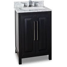 Black Bathroom Vanity With Marble Top 24 Inch Bathroom Vanity Black Finish Carrera White Marble Countertop Black Vanity Bathroom Bathroom Vanity 24 Inch Bathroom Vanity