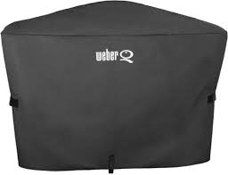 Compatible with 2014 weber q 2000 series grills only. Weber Rolling Cart Grill Cover For Q 2000 3000 Grills Black 7112 Best Buy
