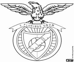 Sport lisboa e benfica's emblem. Emblema Do Benfica Para Colorir E Imprimir