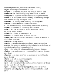 Thanks for giving me this information could you tell me about symptoms ya person one: Voa Special English Word Book Word List