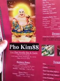 Pho Kim 88 In Pittsburgh Restaurant Menu And Reviews