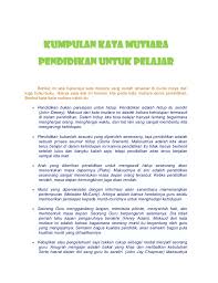 Jika hari ini tidak mendapatkan manfaat. Kumpulan Kata Mutiara