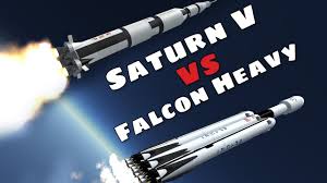 Nasa's retired saturn v was close at 363 feet, and the upcoming space launch system will be about the same. Apollo Saturn V Vs The Spacex Falcon Heavy Youtube