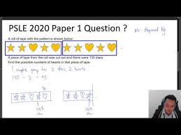 This website offers free online quizzes and questions with answers. Psle 2020 Interesting Questions Part 4 Patterns Youtube