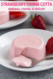 Strawberry Panna Cotta Recipe Easy Summer Desserts Strawberry Panna Cotta Recipe Summer Desserts