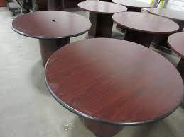 Buy mahogany round tables and get the best deals at the lowest prices on ebay! Used Office Conference Tables Hon Mahogany Round Conference Table At Furniture Finders