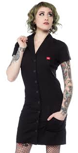 Dickies Black Nurse Dress Nursing Dress Fashion Dresses