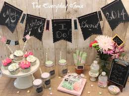 Easy And Budget Friendly Bridal Shower Ideas The Everyday Home Bridal Shower Centerpieces Bridal Shower Diy Bridal