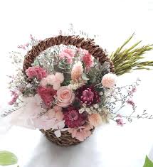 バスケットアレンジ ピンク ドライフラワー フラワーアレンジ 母の日 3 500 メルカリ スマホでかんたん フリマアプリ ドライフラワー フラワーアレンジ アレンジ