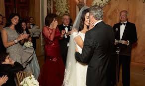 George clooney and amal alamuddin's wedding. Behind The Scenes At Amal And George Clooney S Wedding Celebrity News Showbiz Tv Express Co Uk