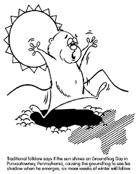 Keep your kids busy doing something fun and creative by printing out free coloring pages. Groundhog Coloring Page Crayola Com