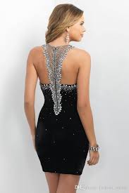 Best Short Tight Homecoming Dresses Sleeveless Black Beaded Prom Dresses Cryst Homecoming Dresses Short Tight Homecoming Dresses Tight Homecoming Dresses Short