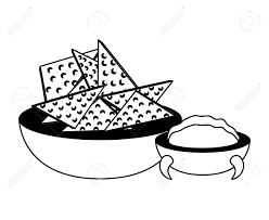 Download tortilla chip stock vectors. Tortilla Chips With Guacamole Dip Over White Background Vector Illustration Royalty Free Cliparts Vectors And Stock Illustration Image 99256390
