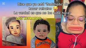 ⚠️ Atento aviso⚠️, ya no le pidan retratos porqué la señora esta cansada y  harta de hacerlos, no se amontonen por favor 😂🐀💰🤑💸, una verdadero  artista jamás se cansa de su talento y más de lo que ...