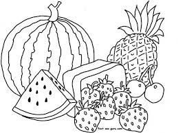 In online colorings of fruits we made special button. Pin On Fruit And Veggie Coloring Pages