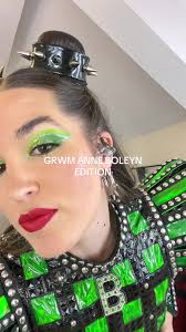 Grwm two show day … #boleyn edition! #grwm #sixthemusical #wigs #costume  #makeup #anneboleyn