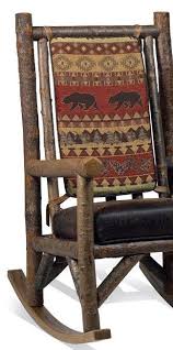 Bear Creek Rocking Chair Canadian Log Homes Rocking Chair Rustic Rocking Chairs Rocking Chair Cushions