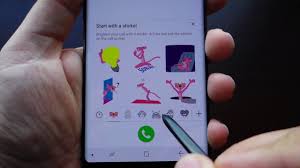 Note 8 How To Activate Deactivate Call Stickers Youtube