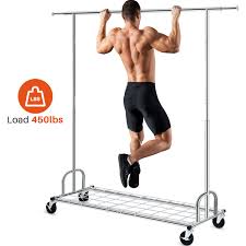 Set these products out in your main lobby for guests or your bellman to conveniently use. 450 Lbs Commercial Clothing Garment Rack With Shelves Clothing Racks On Wheels Rolling Clothes Rack Heavy Duty Portable Collapsible Adjustable Chrome Finish Walmart Com Walmart Com