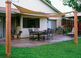 24 Amazing Creative Shade Ideas In Your Backyard Patio Designs Shade Sails Patio Patio Sails Backyard Patio