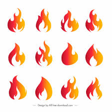 Realistic fire flames set on transparent black background. Fire Free Vector Download 952 Free Vector For Commercial Use Format Ai Eps Cdr Svg Vector Illustration Graphic Art Design