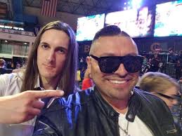 Here is a photo of killian dain without his long hair and beard. Who S That Long Haired Man In The Front Row At Wwe Events Wrestling News Wwe News Aew News Rumors Spoilers Wwe Summerslam 2021 Results Wrestlingnewssource Com