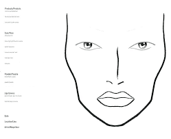 Makeup Artist Bridal Face Charts The Beauty Studio